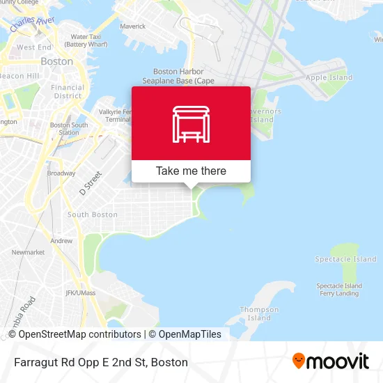Mapa de Farragut Rd Opp E 2nd St