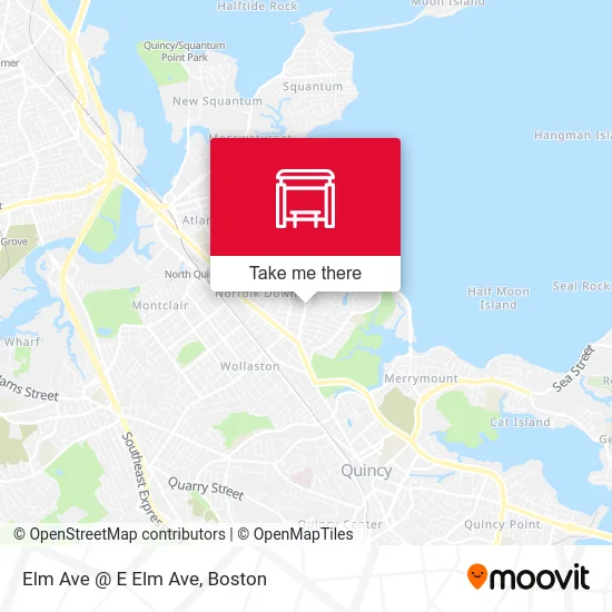 Elm Ave @ E Elm Ave map