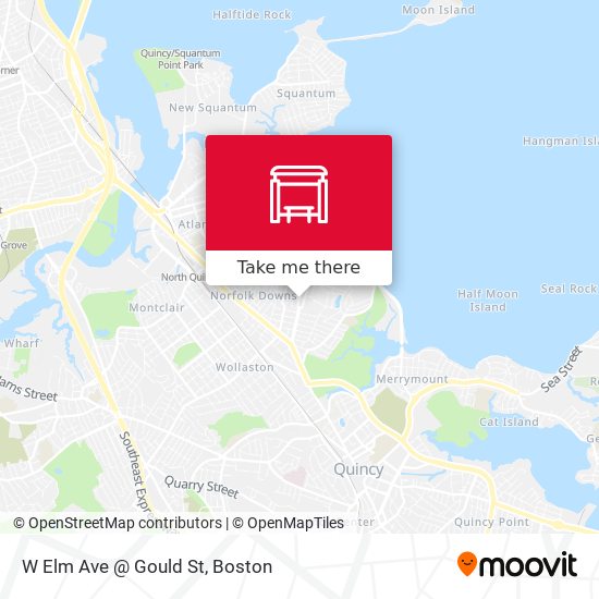 W Elm Ave @ Gould St map