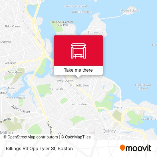 Billings Rd Opp Tyler St map