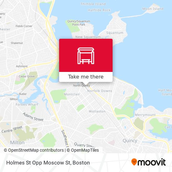 Holmes St Opp Moscow St map
