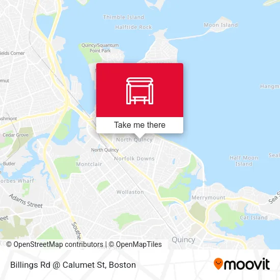 Billings Rd @ Calumet St map
