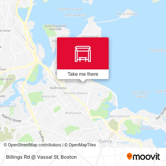 Billings Rd @ Vassal St map