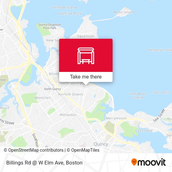 Billings Rd @ W Elm Ave map