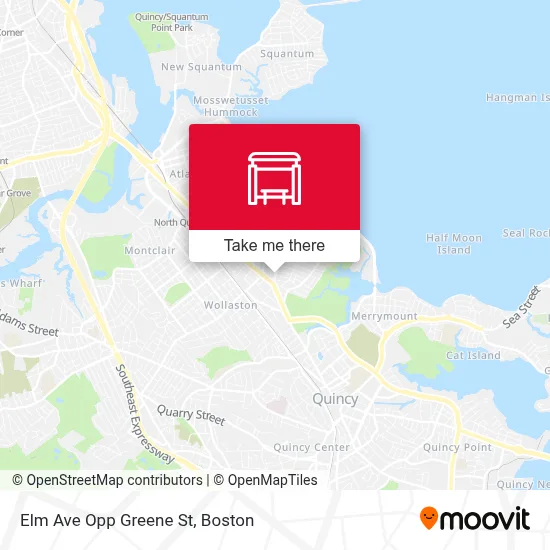 Elm Ave Opp Greene St map