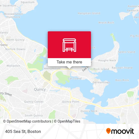 405 Sea St map