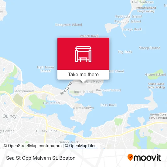 Sea St Opp Malvern St map