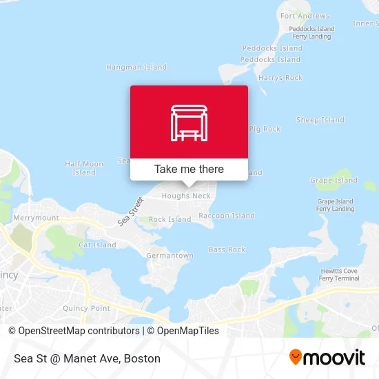 Sea St @ Manet Ave map
