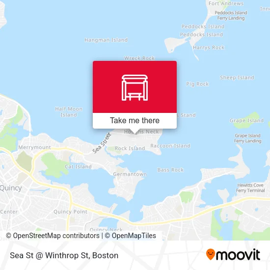 Sea St @ Winthrop St map