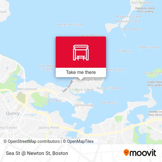 Sea St @ Newton St map