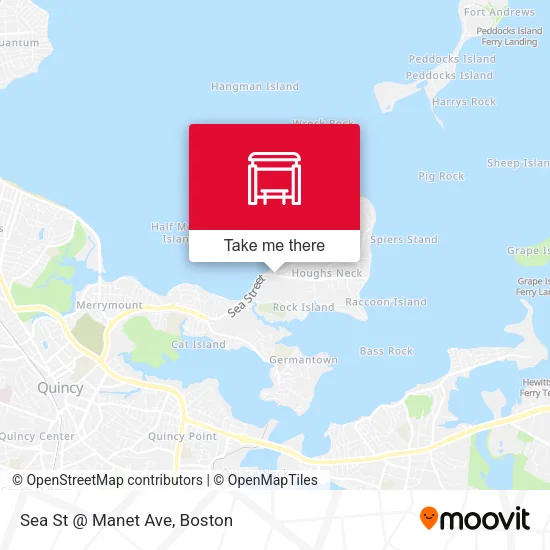 Sea St @ Manet Ave map