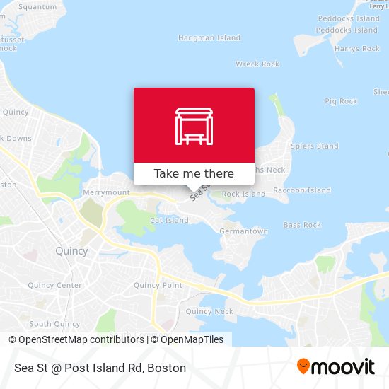 Mapa de Sea St @ Post Island Rd