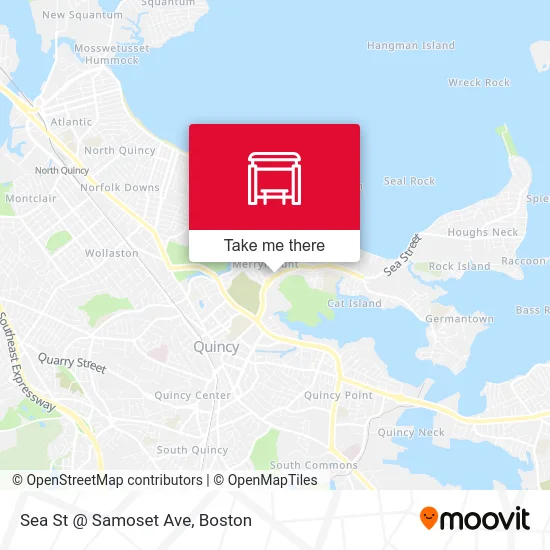 Sea St @ Samoset Ave map