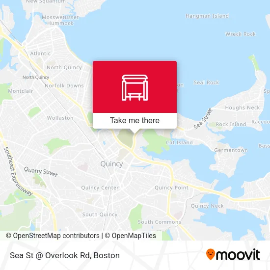 Sea St @ Overlook Rd map