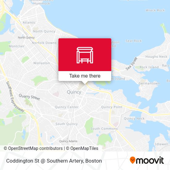 Mapa de Coddington St @ Southern Artery