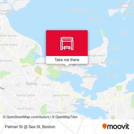 Palmer St @ Sea St map