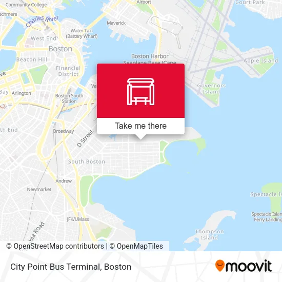 Mapa de City Point Bus Terminal
