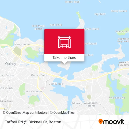 Taffrail Rd @ Bicknell St map