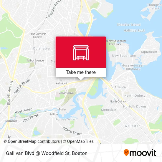 Gallivan Blvd @ Woodfield St map