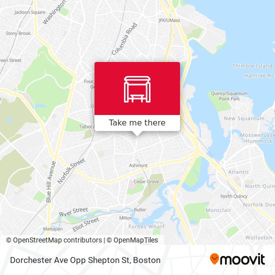 Dorchester Ave Opp Shepton St map