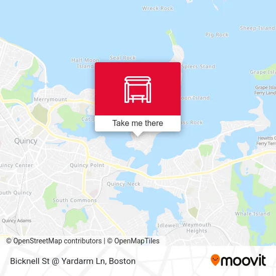 Bicknell St @ Yardarm Ln map