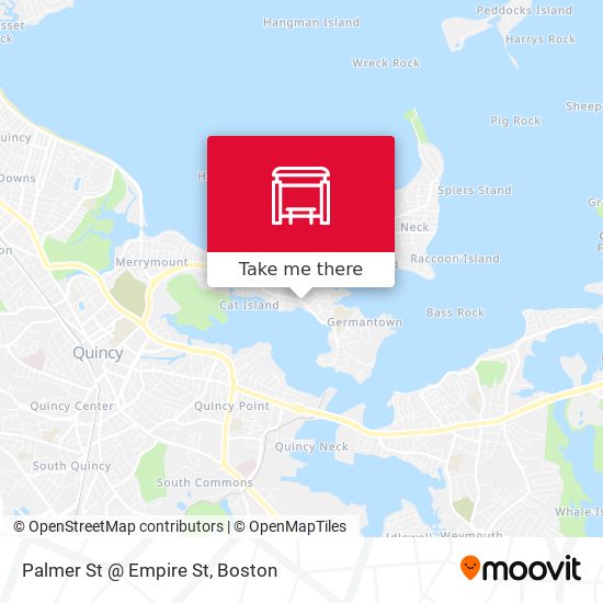 Mapa de Palmer St @ Empire St