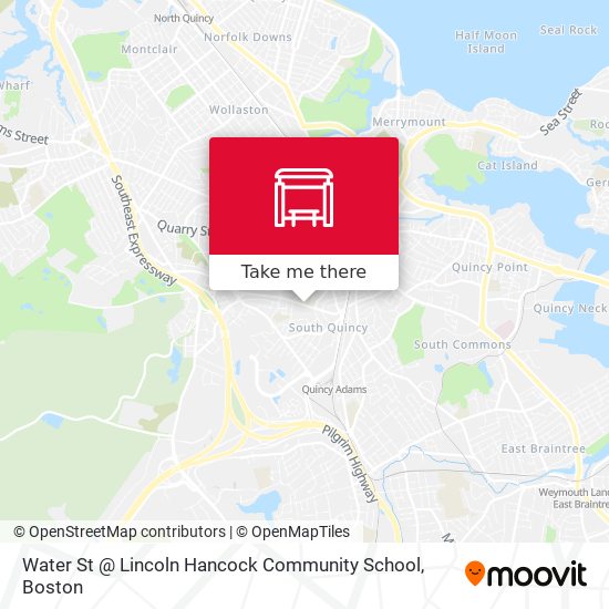 Water St @ Lincoln Hancock Community School map