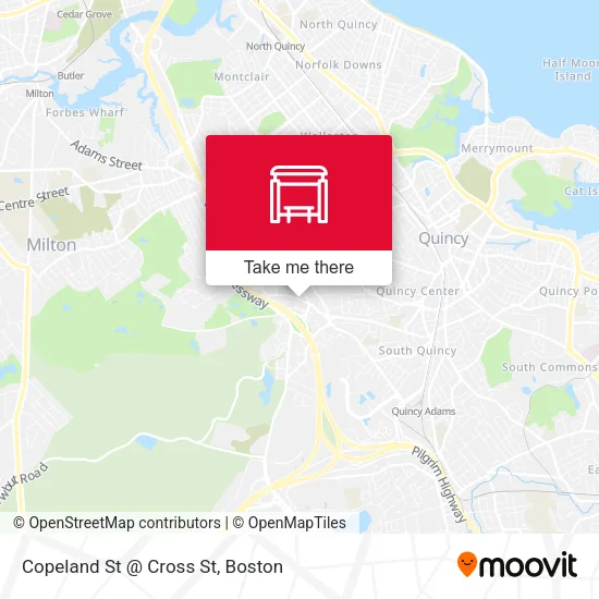 Copeland St @ Cross St map