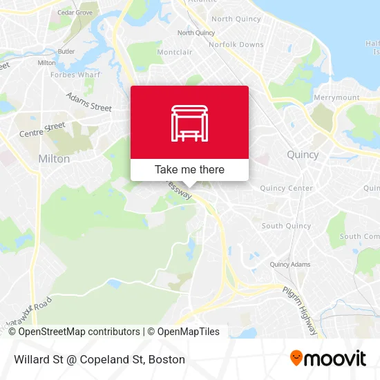 Willard St @ Copeland St map