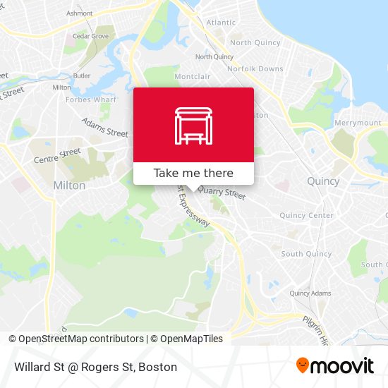 Mapa de Willard St @ Rogers St