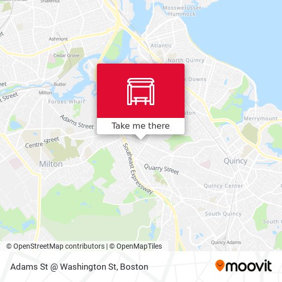 Adams St @ Washington St map