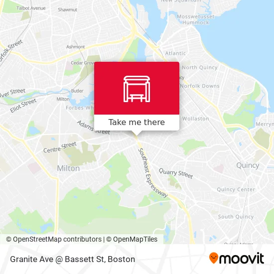 Mapa de Granite Ave @ Bassett St