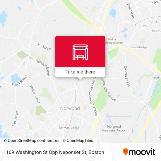 169 Washington St Opp Neponset St map