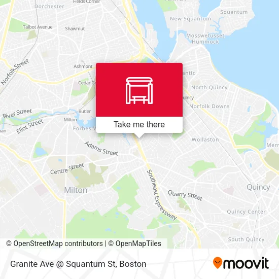 Granite Ave @ Squantum St map