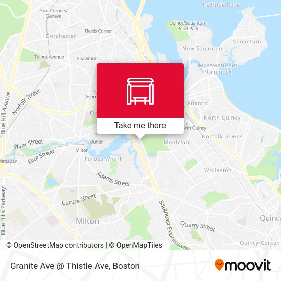 Granite Ave @ Thistle Ave map