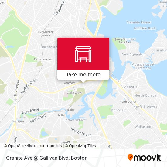 Granite Ave @ Gallivan Blvd map