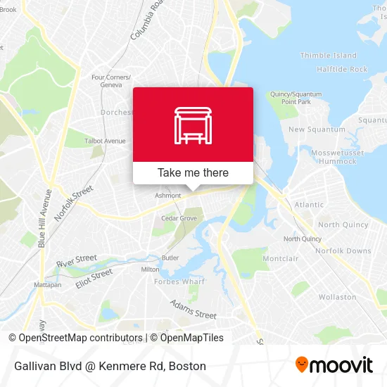 Mapa de Gallivan Blvd @ Kenmere Rd