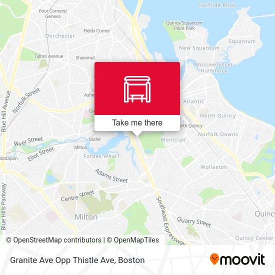 Granite Ave Opp Thistle Ave map