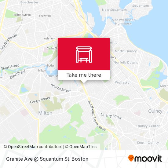 Granite Ave @ Squantum St map