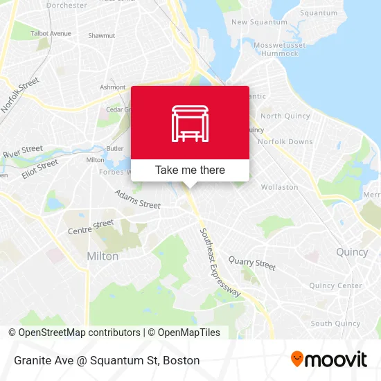 Granite Ave @ Squantum St map