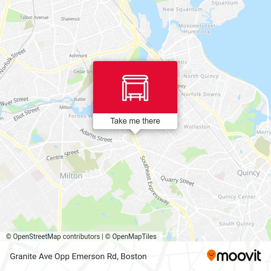 Granite Ave Opp Emerson Rd map