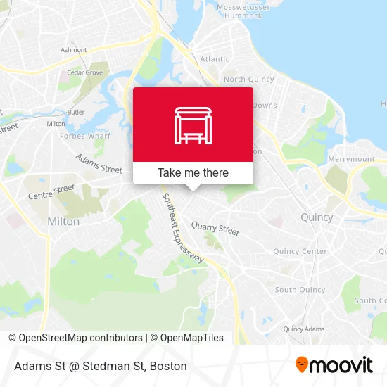 Adams St @ Stedman St map