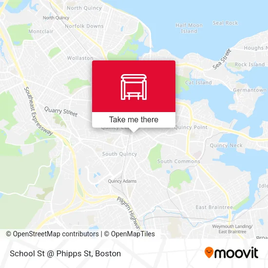 School St @ Phipps St map