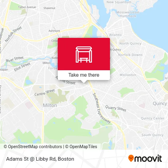 Adams St @ Libby Rd map