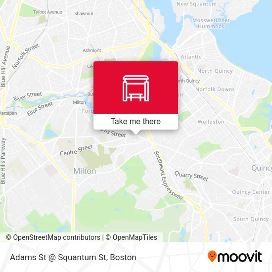 Adams St @ Squantum St map