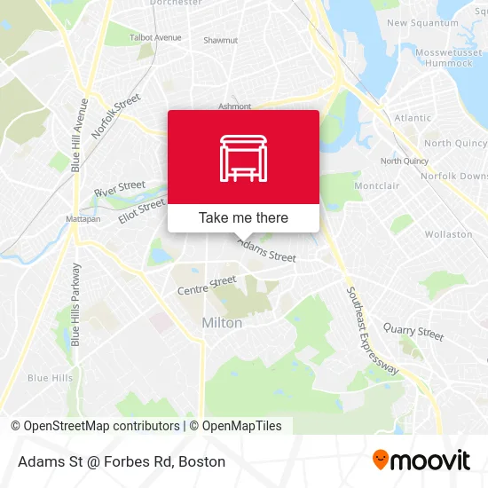 Adams St @ Forbes Rd map