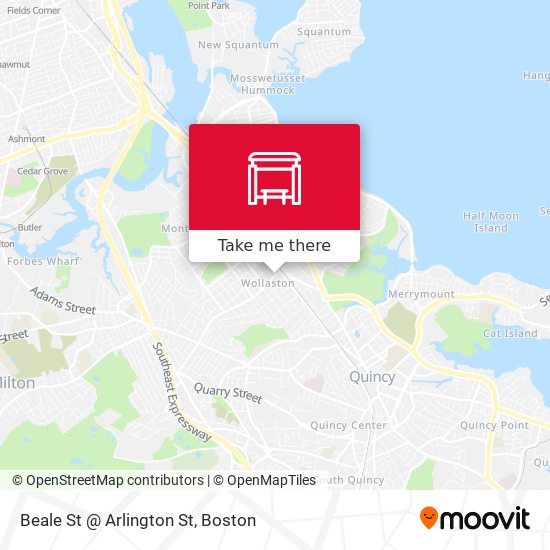 Mapa de Beale St @ Arlington St