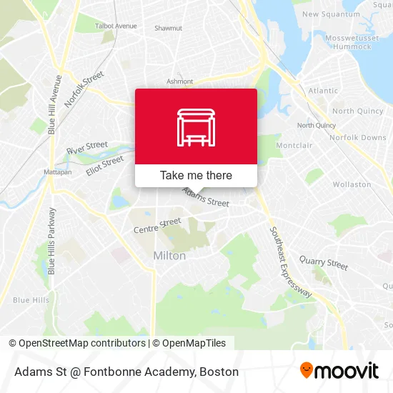 Mapa de Adams St @ Fontbonne Academy