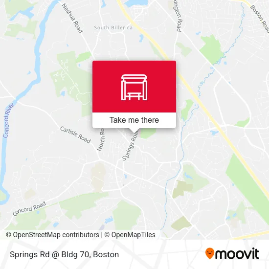 Springs Rd @ Bldg 70 map