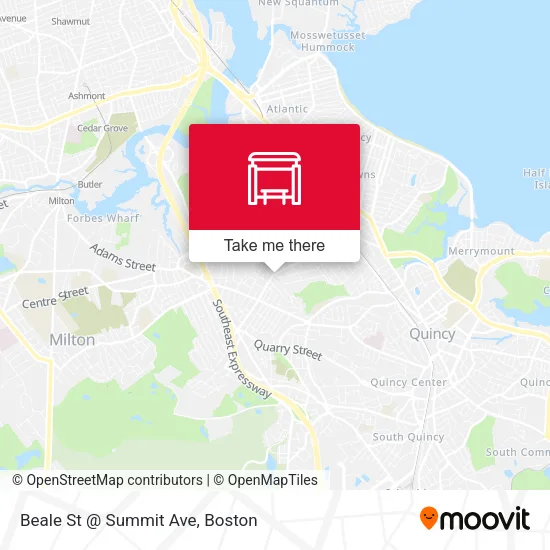 Beale St @ Summit Ave map